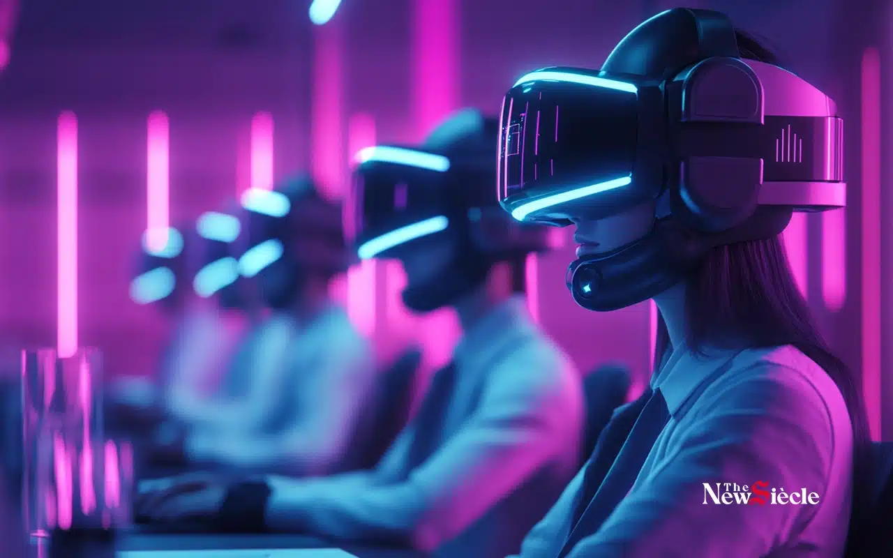Entretien avec IA réalité virtuelle entreprise