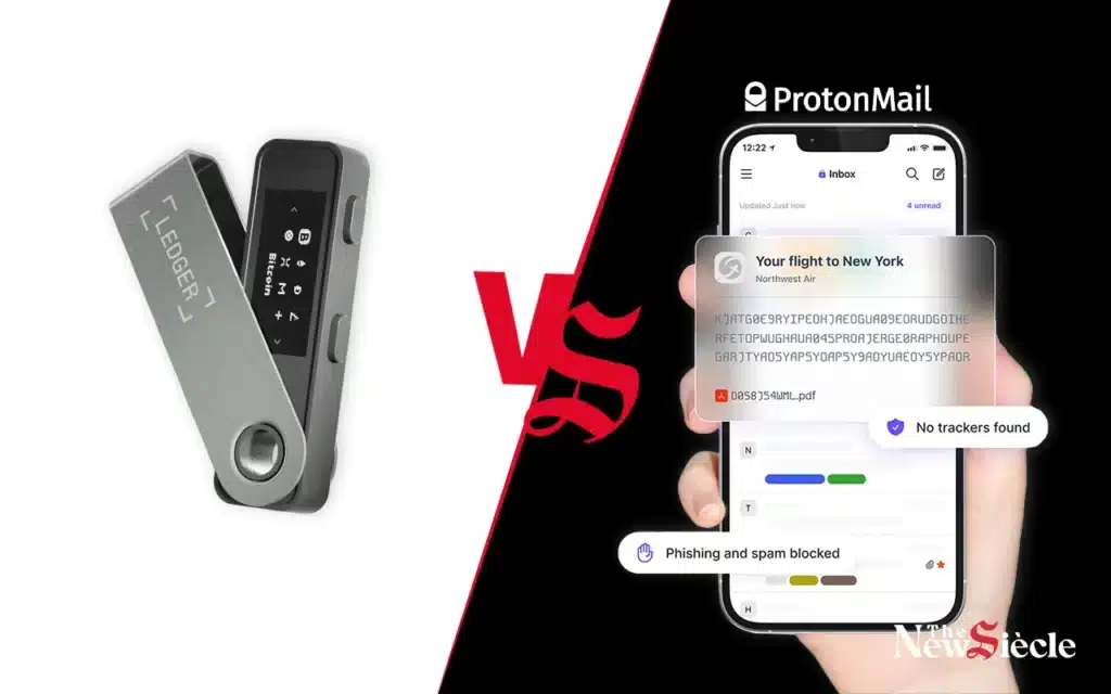 Le versus ledger Nano X vs proton mail