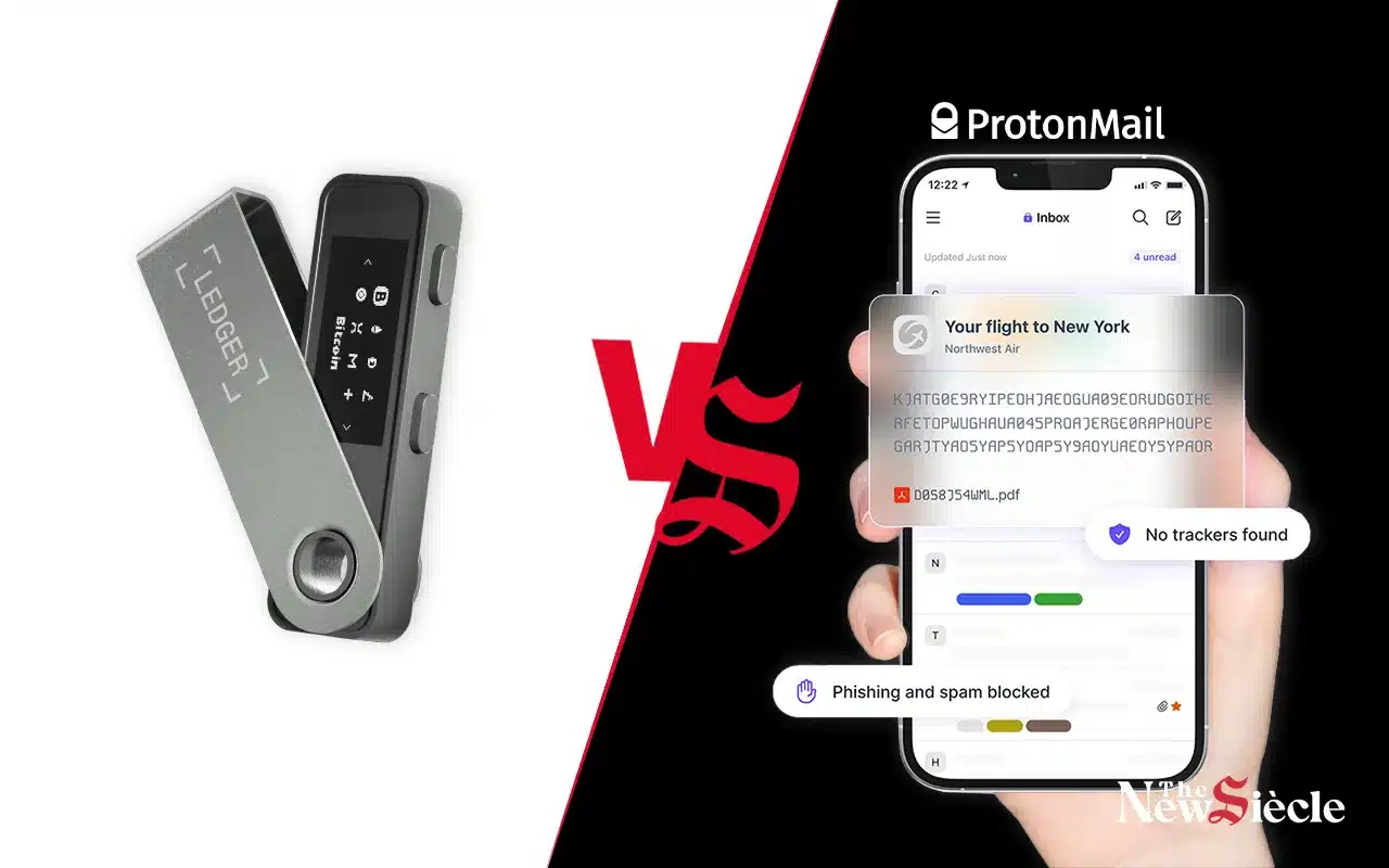 Le versus ledger Nano X vs proton mail