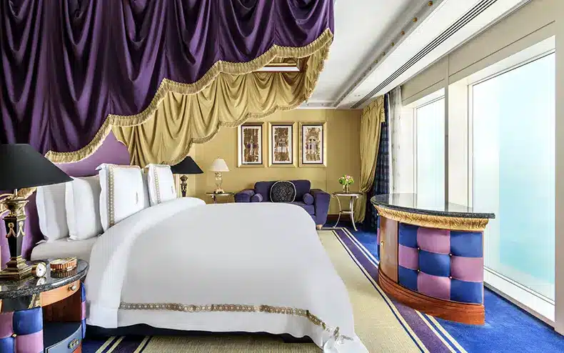 hôtel 7 étoiles Burj Al Arab suite