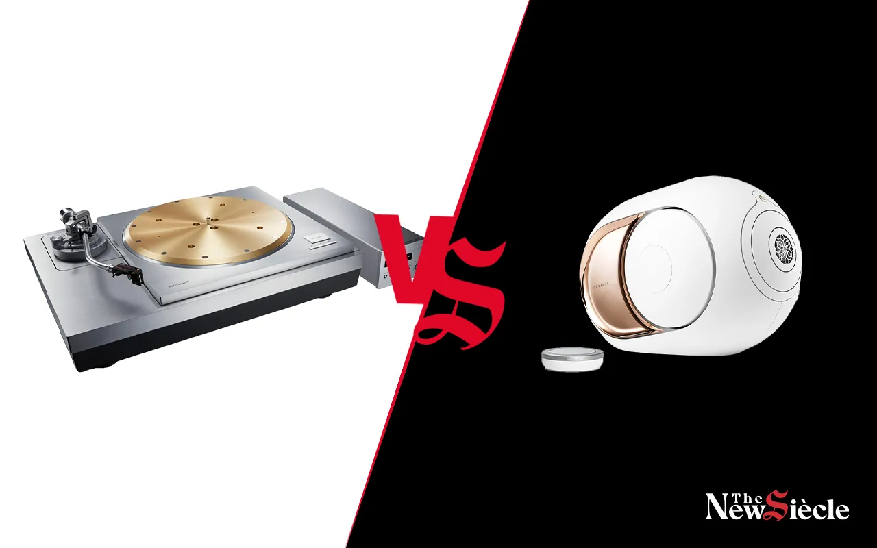 versus platine vs enceinte Devialet