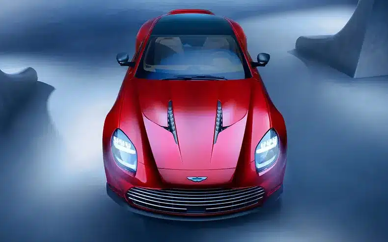 Aston Martin Vanquish dessus