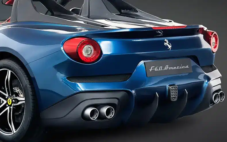 Ferrari F60 America plaque