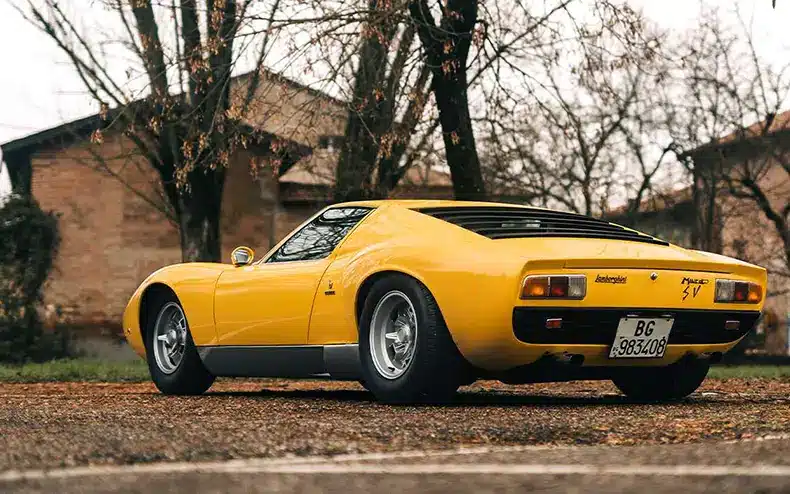 Lamborghini Miura voiture de légende supercar