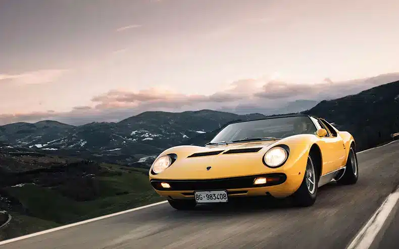 Lamborghini Miura voiture de légende