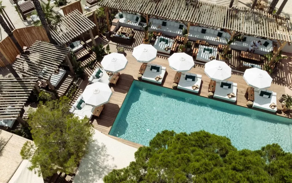 Plage privé de la French Riviera