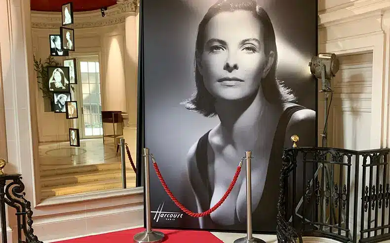 Portraits iconiques celebrites Harcourt carole bouquet