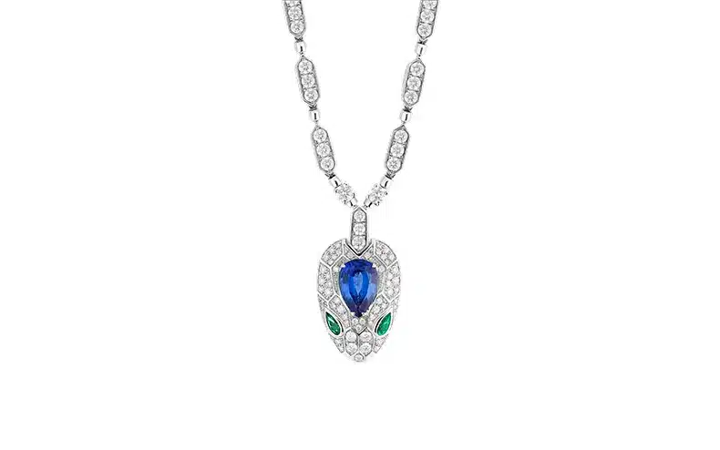 emeraude Bulgari collier Serpenti Diva’s Dream bulgari