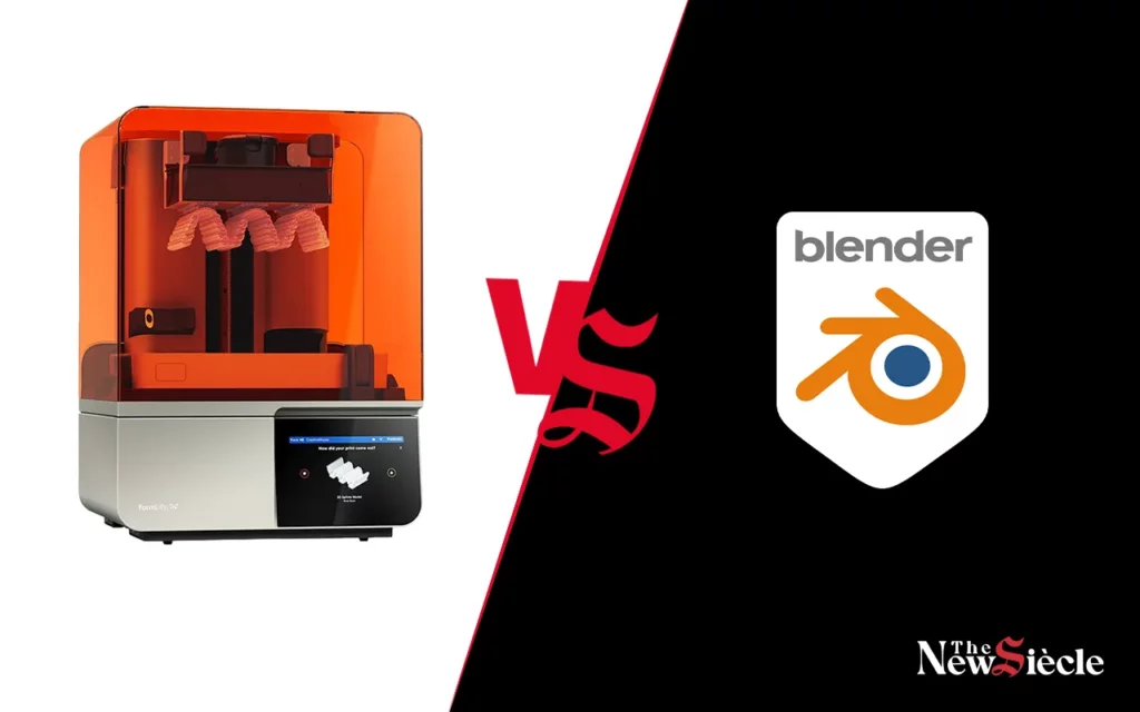 Imprimante 3D Formlabs Form 4 VS Logiciel 3D Blender