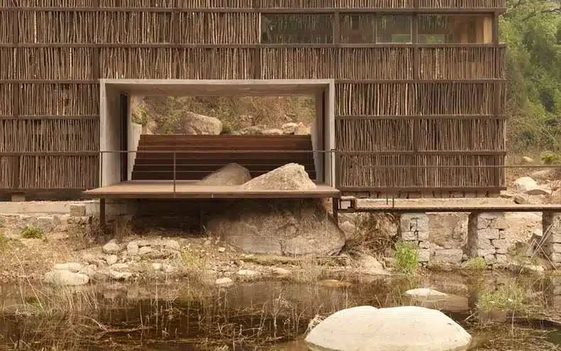 Liyuan Library en Chine par Li Xiaodong riviere