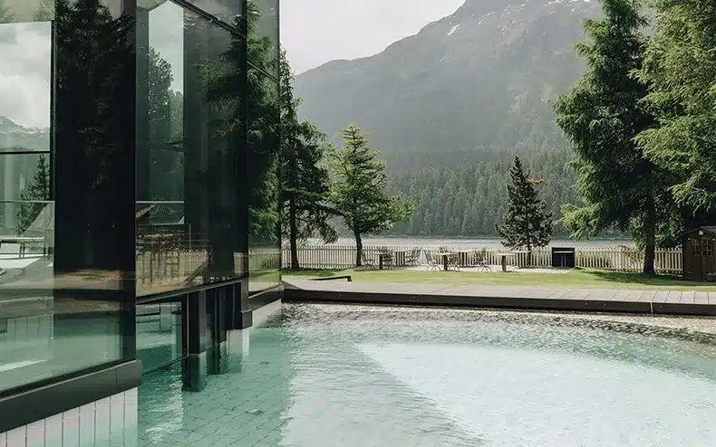 Saint-Moritz palaces nature