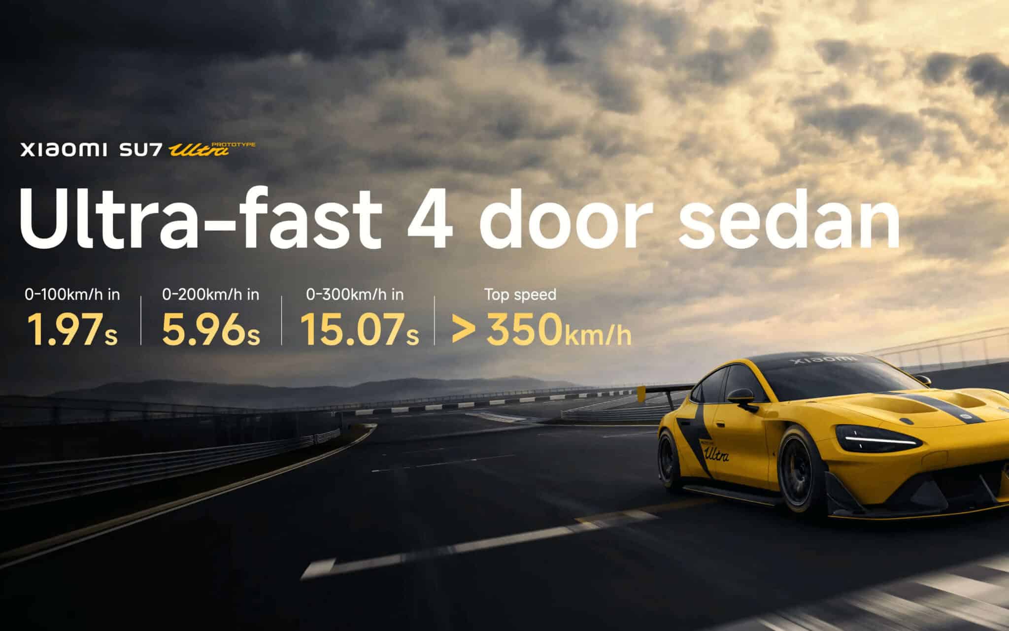 Xiaomi SU7 Ultra voitures electriques records
