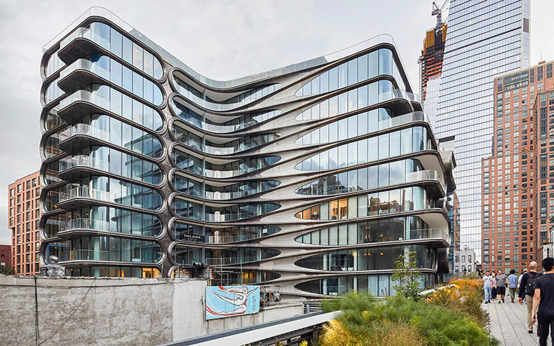 batiment 520 West 28th Street New York chef oeuvre architecturale