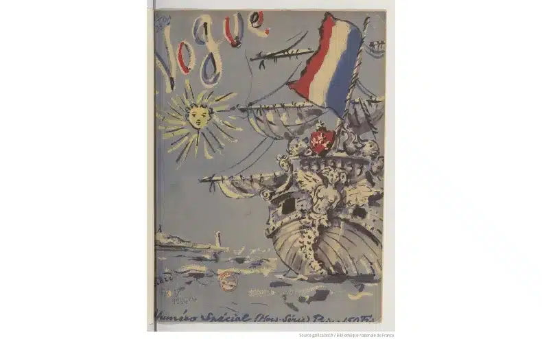 influence de Vogue France sur la mode parisienne 1945