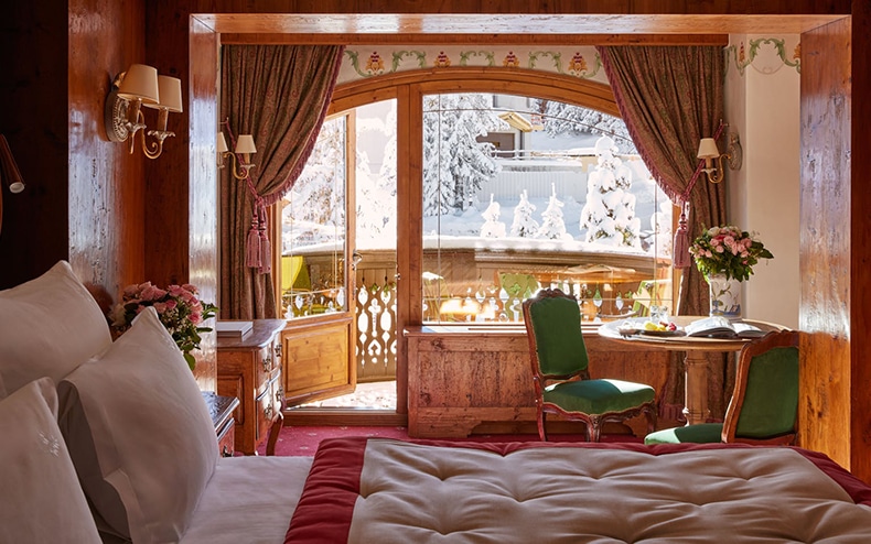 palace les airelles courchevel chambres