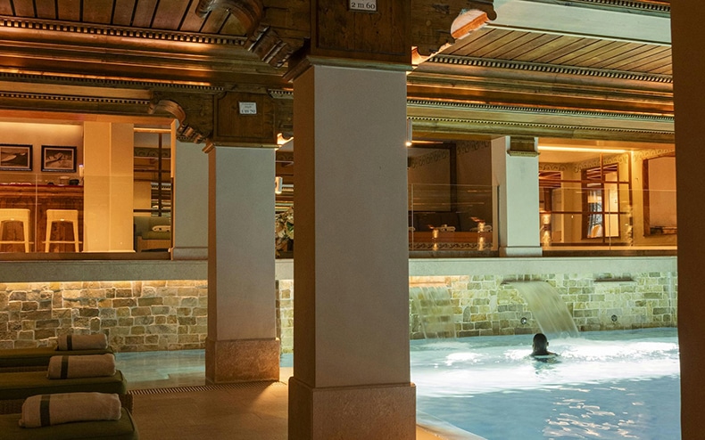 palace les airelles courchevel spa