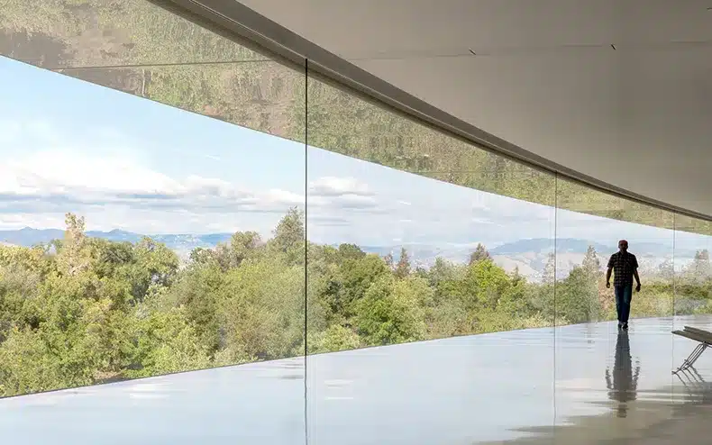 siège d’Apple à Cupertino vue exterieur