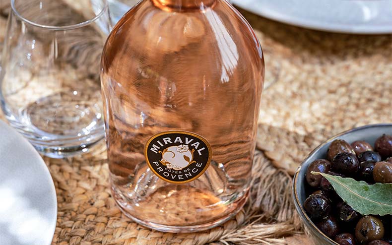 Château Miraval rosé de luxe