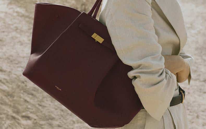 DeMellier sac bordeaux The New York