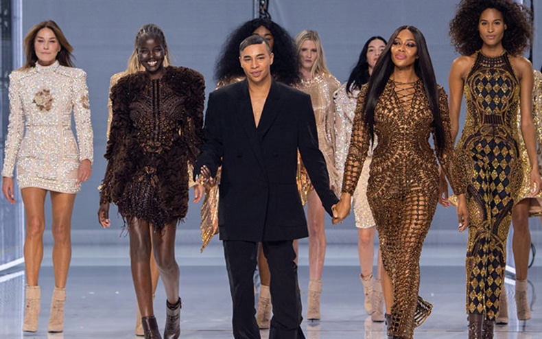 Olivier Rousteing balmain army