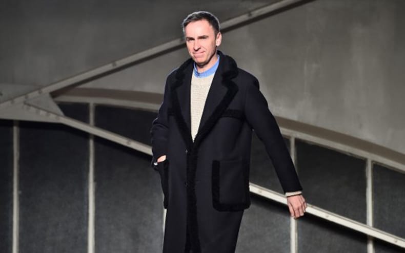 icone de mode​ Raf Simons