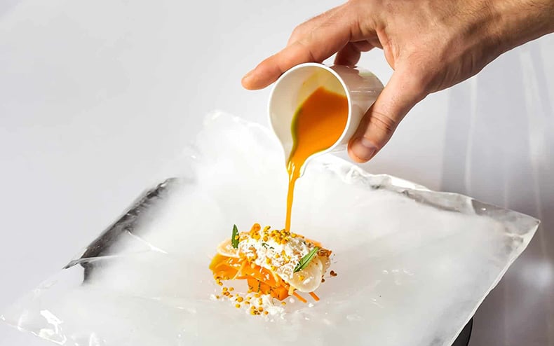 restaurant le meurice daurade au homard