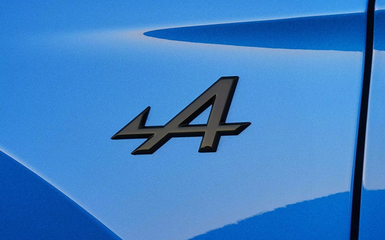 voiture électrique Alpine A390 logo