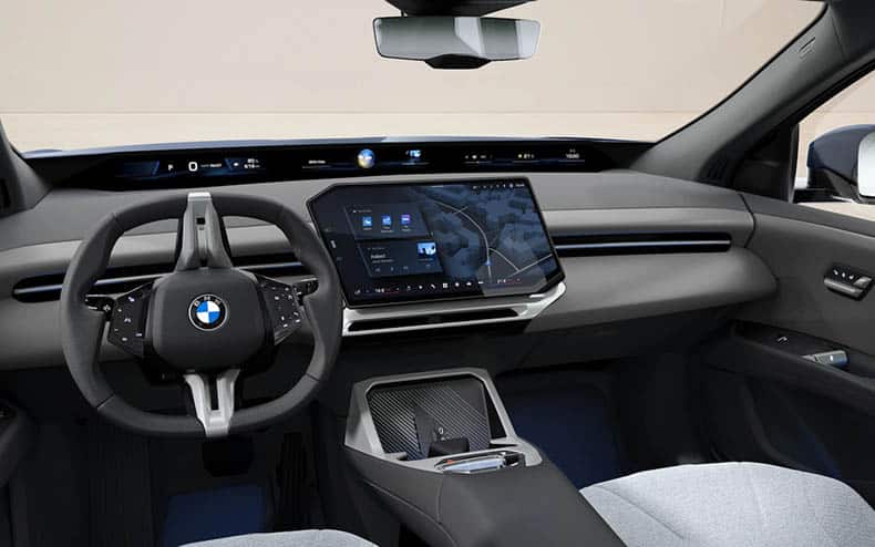 voiture électrique BMW iX3 interieur
