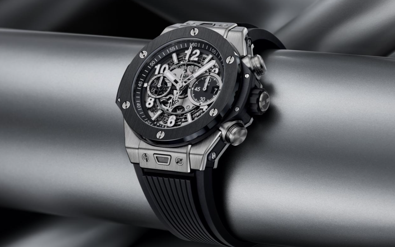 montre carré pour homme Hublot Unico Titanium