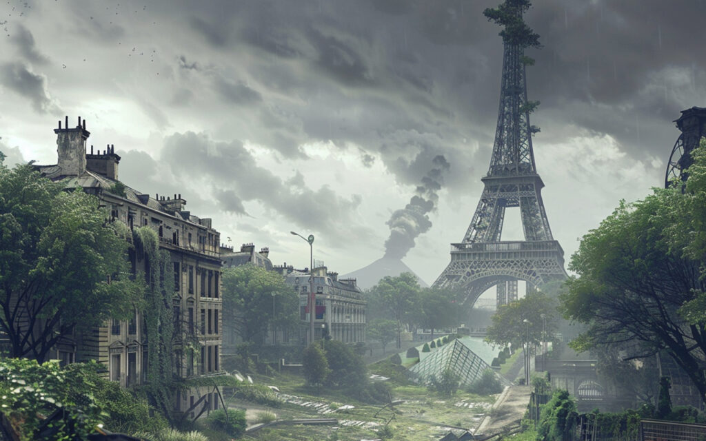 monuments et nos musées s’éteignaient en france entretien avec IA