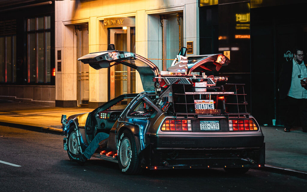 voiture retour vers le futur