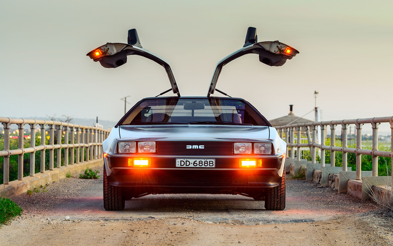 voiture retour vers le futur design