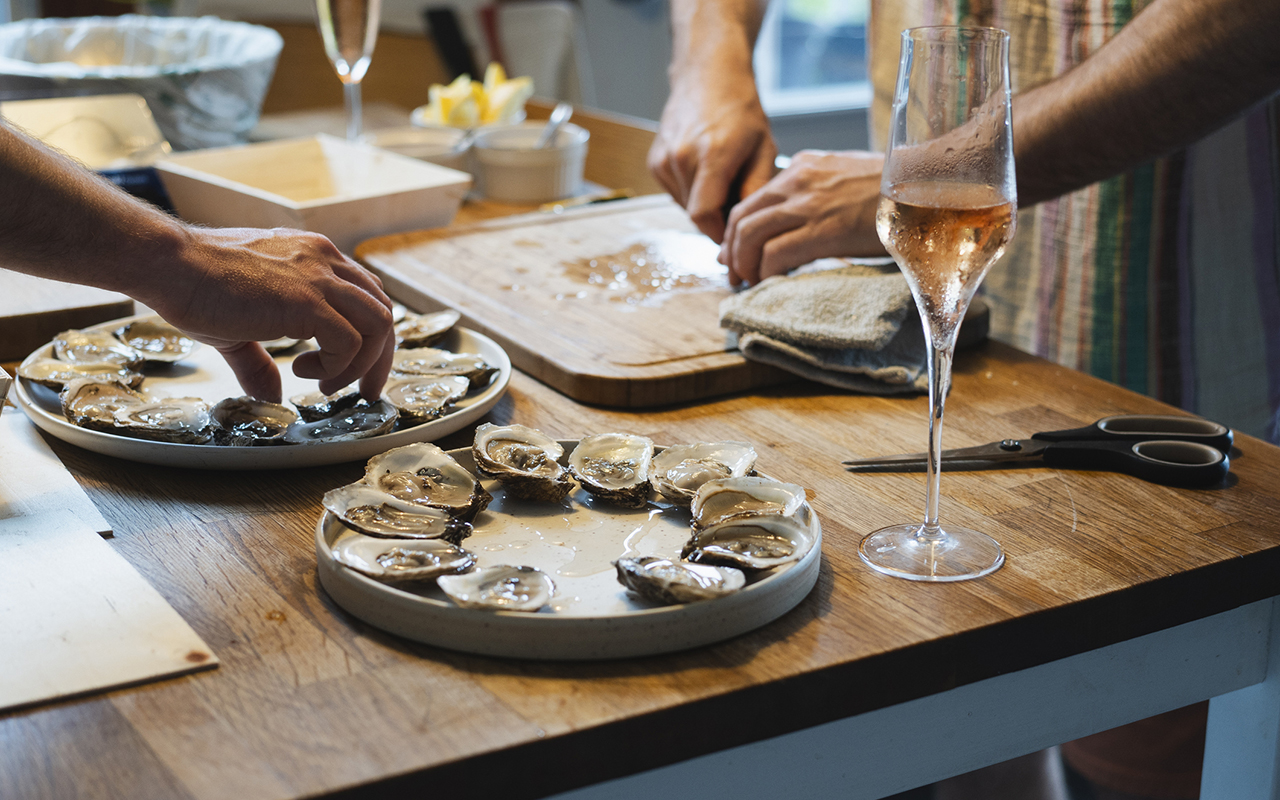 tendance repas fêtes huîtres
