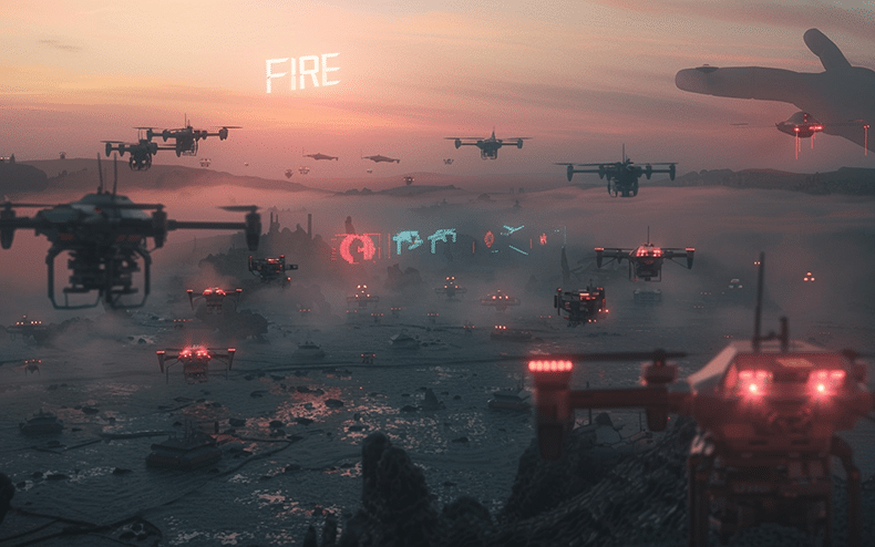 Entretien IA guerre du futur sans soldats