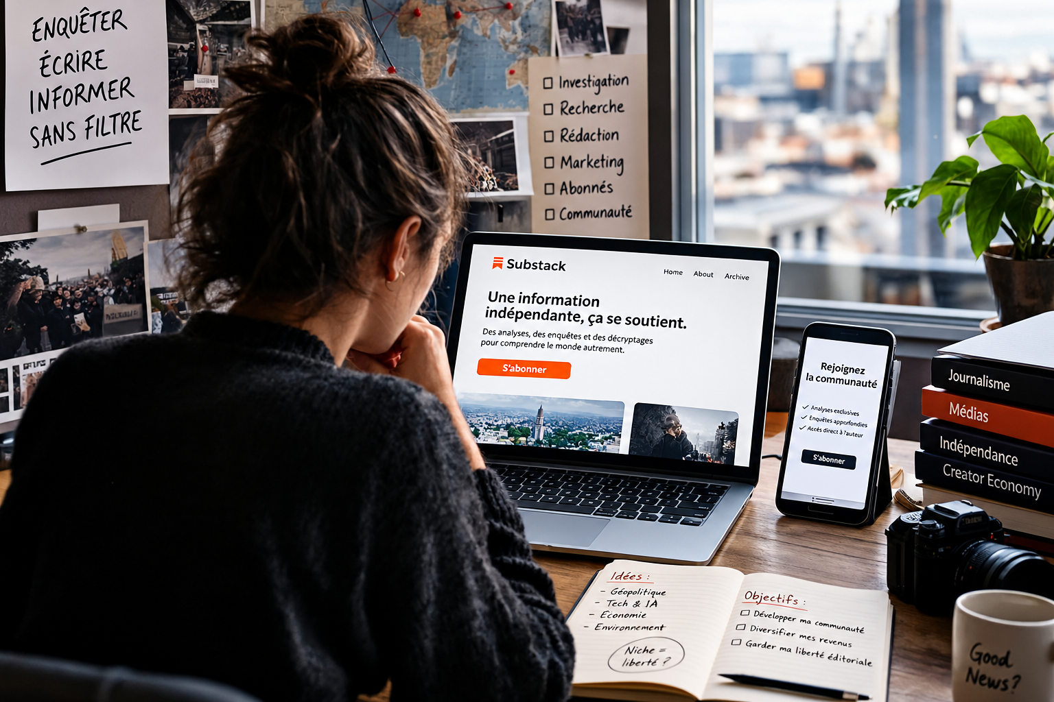 Journaliste entrepreneur