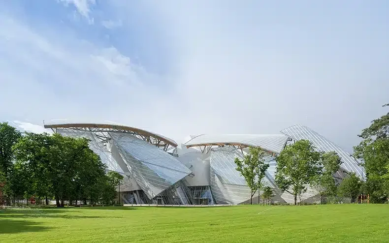 Fondation Louis Vuitton batiment David Hockney Fondation Louis Vuitton batiment