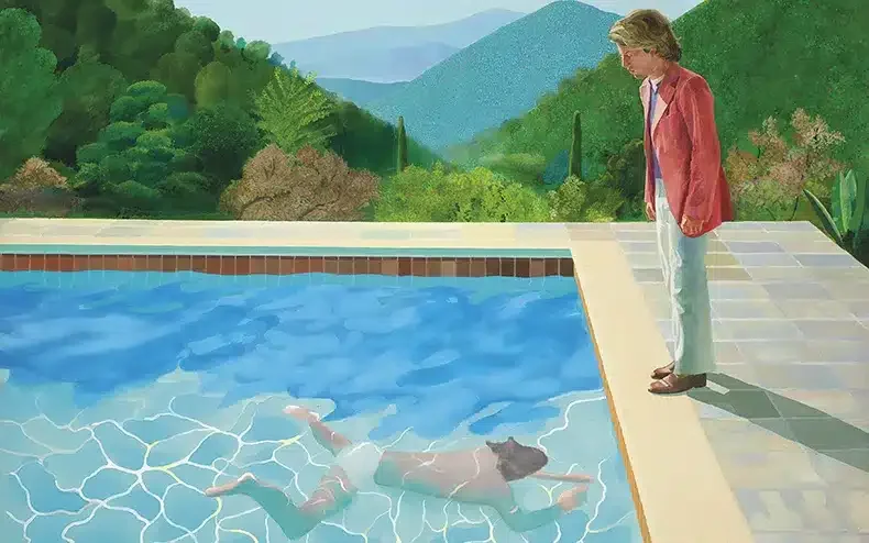 David Hockney big splash David Hockney Fondation Louis Vuitton big splash