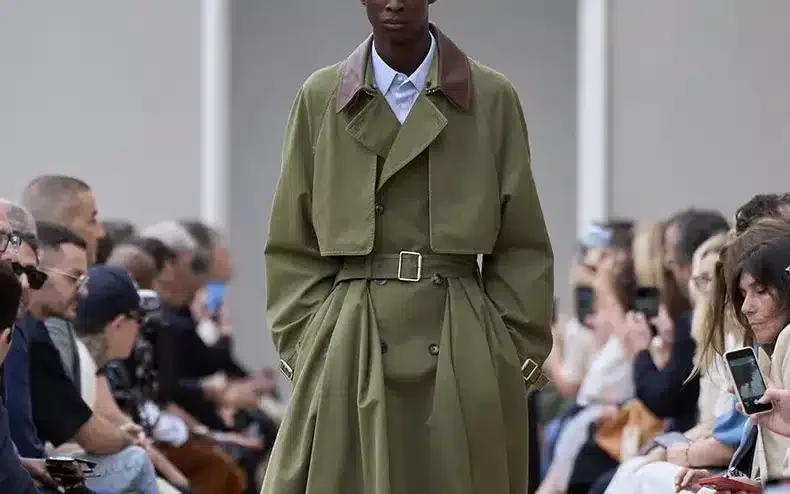 Dior Homme manteau vert Jonathan Anderson Dior Homme manteau vert
