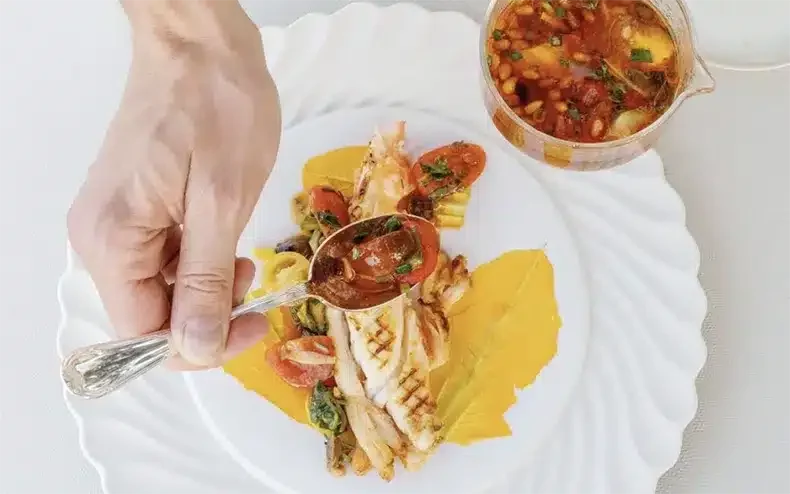 La Vague d’Or repas La Vague d'Or Saint-Tropez repas